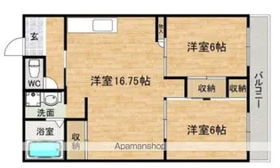 アートビルⅡ【3階】の間取り