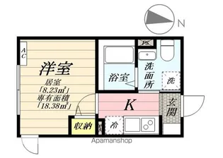 アドバンスヒルズ【202号室】の間取り