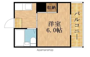 戎マンション【102号室】の間取り