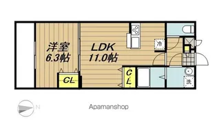 リブリ・クラージュ【3階】の間取り