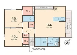 ALVA【2階】の間取り