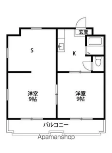ボンセジュールナガイ【5階】の間取り