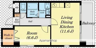 パレボヌール【401号室】の間取り