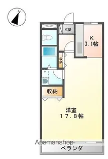 グランチェスタ【1階】の間取り