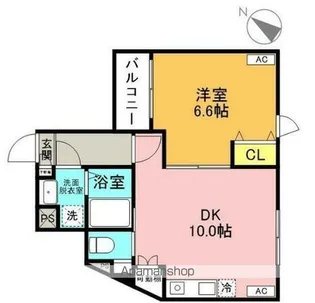 ウエルズ北小岩【302号室】の間取り