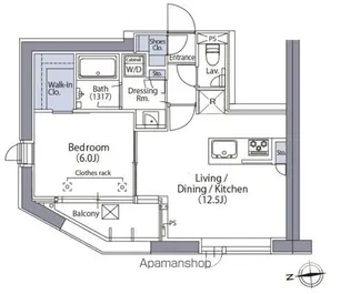 エルスタンザ文京湯島【8階】の間取り