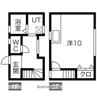 アピア【D号室】の間取り