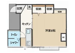 ケンハウスⅠ【102号室】の間取り