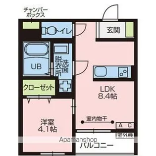 DEMEURE内丸【2階】の間取り
