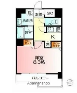 イーリス弘明寺【6階】の間取り