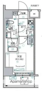 ヴァローレ松戸フィーロ【6階】の間取り