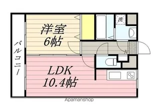 プリマヴェーラ花の木【306号室】の間取り