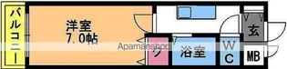 コリール白木原【2階】の間取り