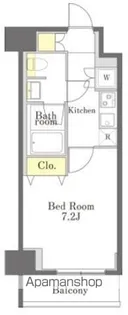 DIMUS勝どき【2階】の間取り