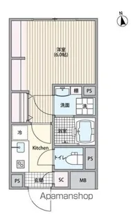 エルファーロ笹塚Ⅲ【3階】の間取り