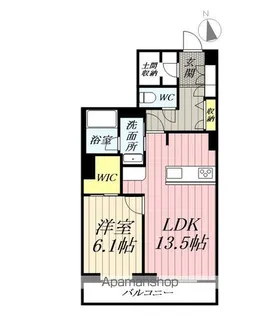 埼玉県三郷市早稲田1丁目【マンション】の間取り