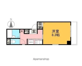 カーサ栄町【302号室】の間取り