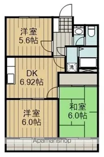 小鳩マンション【1階】の間取り