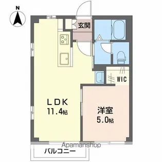 ファミール加藤【3階】の間取り