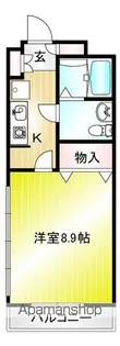 レスターテ港北【3階】の間取り