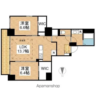 Grand Chainon金山【3階】の間取り
