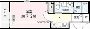 グレアス勝田台【3階】の間取り
