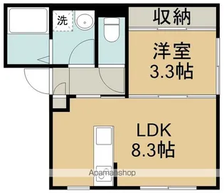 仮)BAU銀杏町2号棟【1階】の間取り