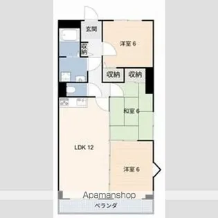 グリーンヒルズ白山【2階】の間取り