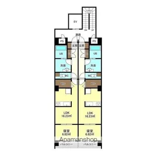 N51 PREMIER 吹上【5階】の間取り