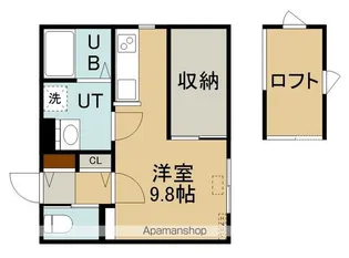 アンジェリカシード【203号室】の間取り