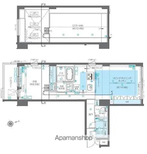 ZOOM広尾【3階】の間取り