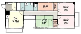 静岡県静岡市駿河区西中原2丁目【マンション】の間取り