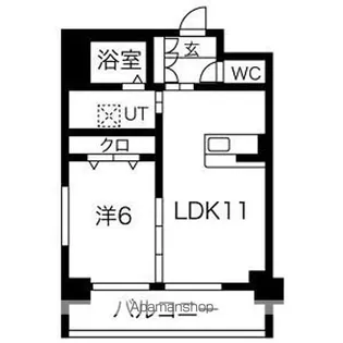 la colline【1階】の間取り