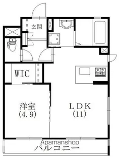 オランジュリー【1階】の間取り