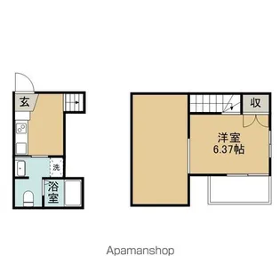 シャインアーチB【1階】の間取り