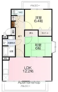 ユーミーひさえだ A棟【1階】の間取り