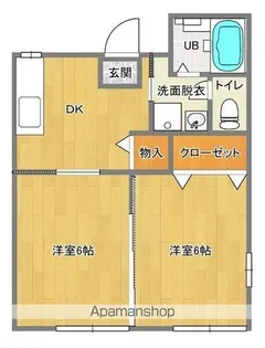 モンシェ海老名【1階】の間取り