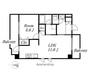 Court MARIAGE【1階】の間取り