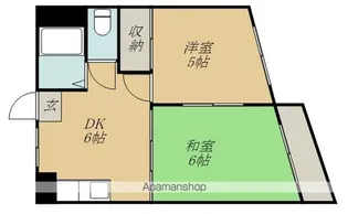 ロイヤルヒルズオガタ【4階】の間取り