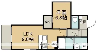 PARKLET・高坂【1階】の間取り