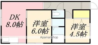 SIDEWAYS美原Ⅱ【203号室】の間取り