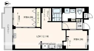東京都練馬区桜台5丁目【マンション】の間取り