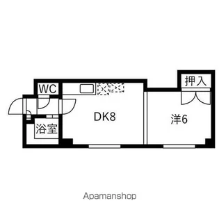 ナチュレ南5条【3階】の間取り
