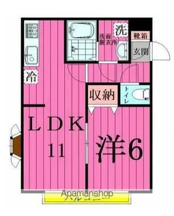 フロイディーハイツ【2階】の間取り