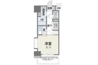 CAVANA天神【14階】の間取り