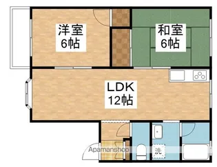 ローレルコート中山B棟【2階】の間取り