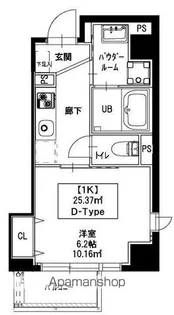 新宿御苑荘【3階】の間取り