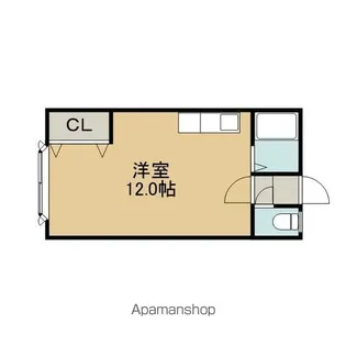 スウィートハウス【101号室】の間取り