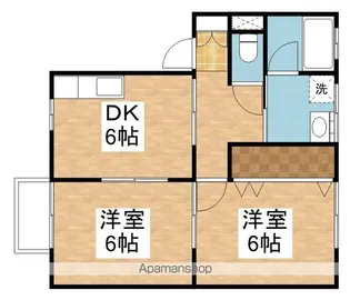 オーディアス【2階】の間取り
