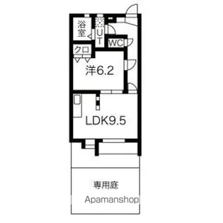 パルティルJ【1階】の間取り